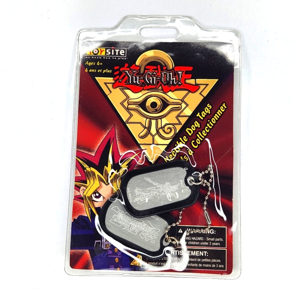 Vintage Yu-Gi-Oh Dark Magician Dog Tag 1996 yugioh